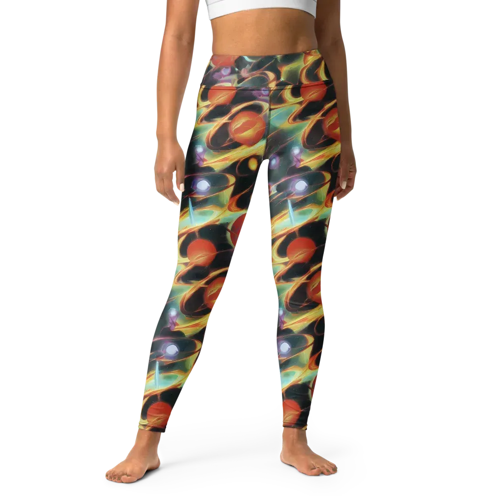 Fabritius Fantasy on Yoga Leggings — Front