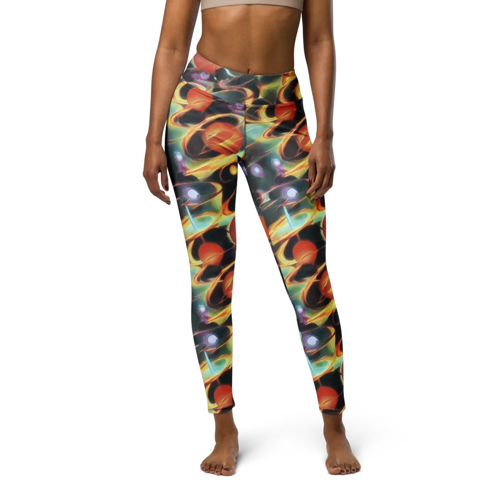 Fabritius Fantasy on Yoga Leggings — Front