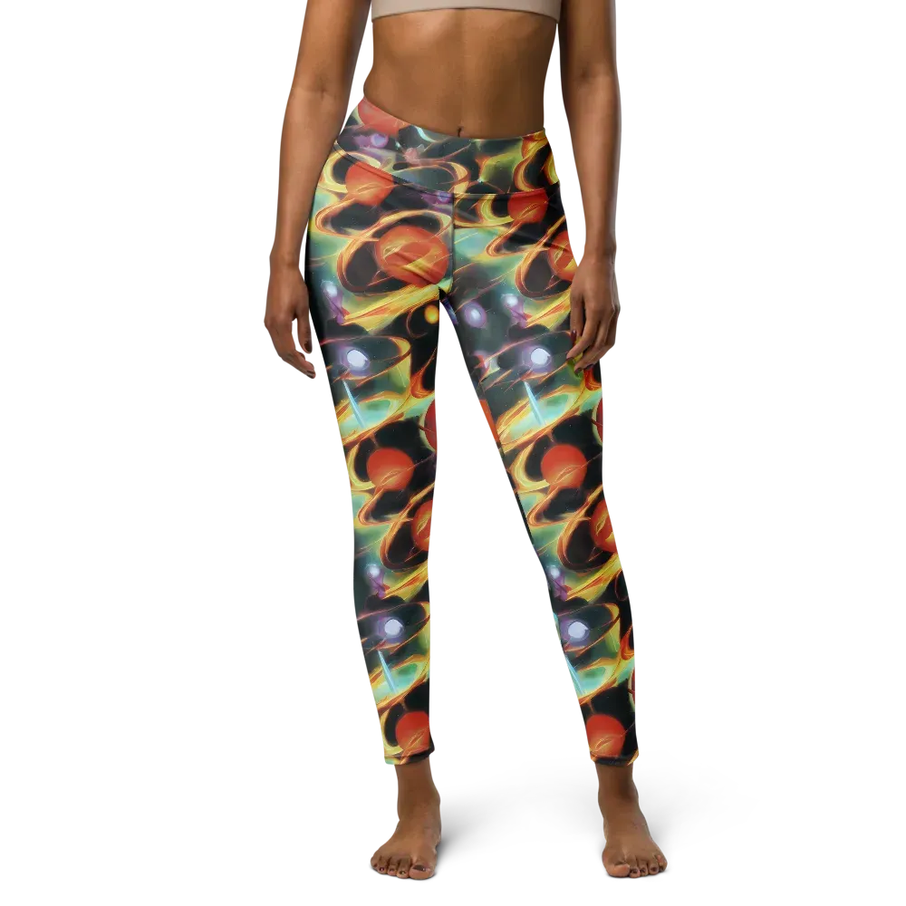 Fabritius Fantasy on Yoga Leggings — Front