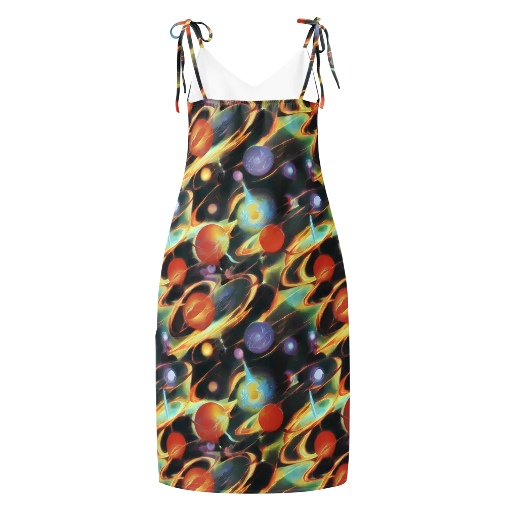 Fabritius Fantasy on Slip Dress — Back