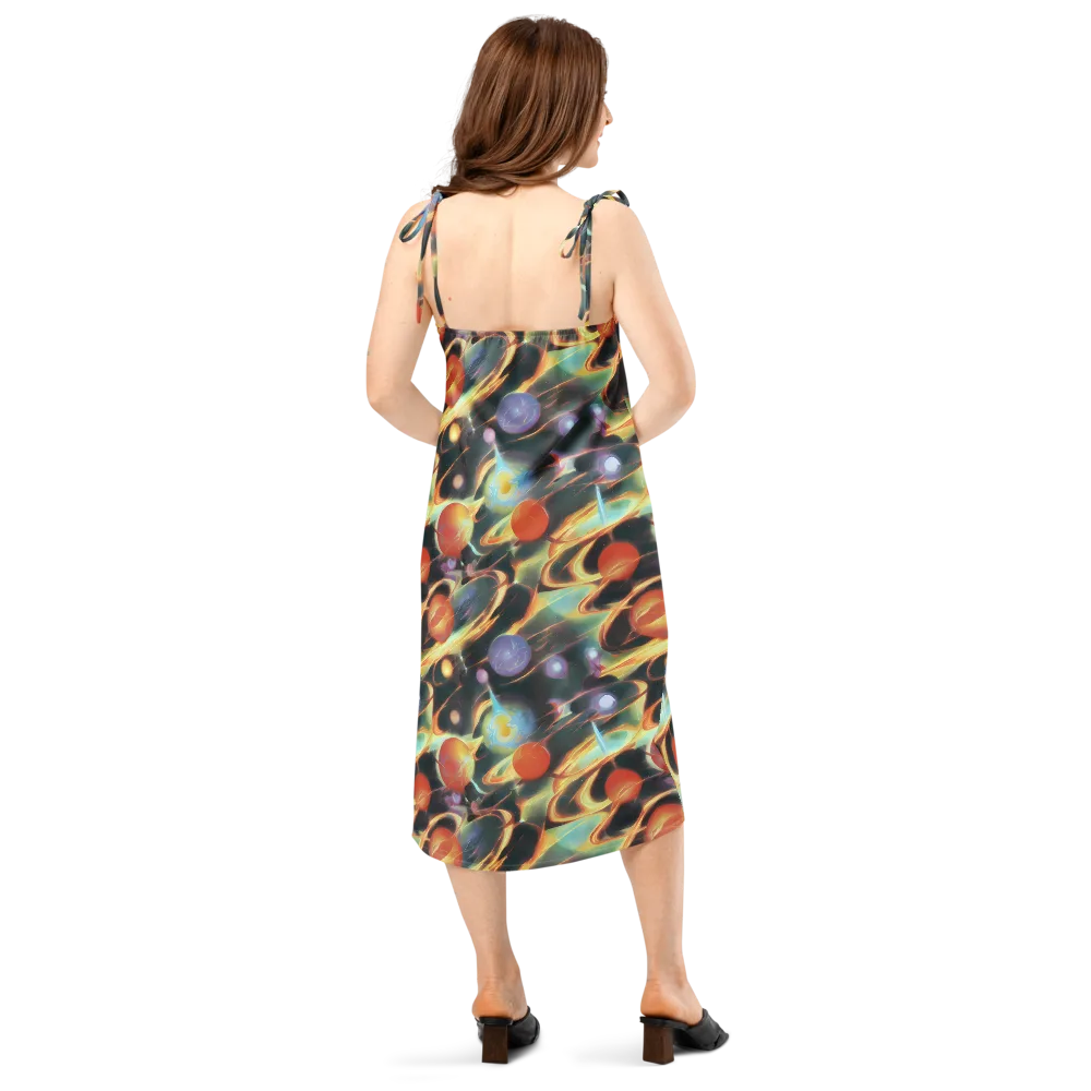 Fabritius Fantasy on Slip Dress — Back