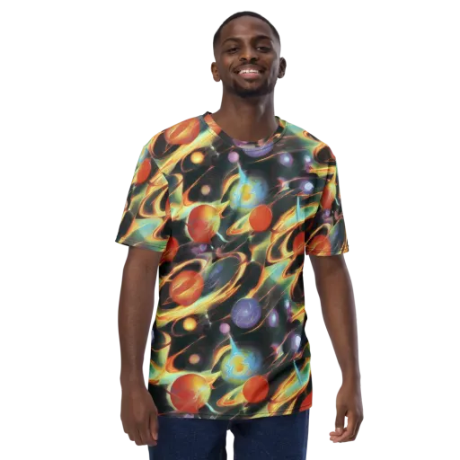 Fabritius Fantasy on a Men's Crew Neck T-Shirt
