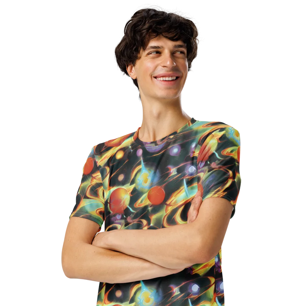 Fabritius Fantasy on Men's Crew Neck T-Shirt — Left Front