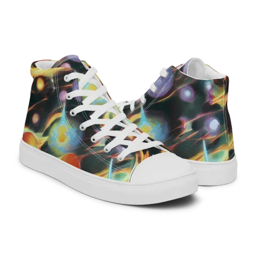 Fabritius Fantasy on a Men's High Top Canvas Shoes
