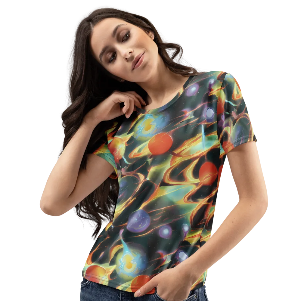Fabritius Fantasy on Women's Crew Neck T-Shirt — Left Front