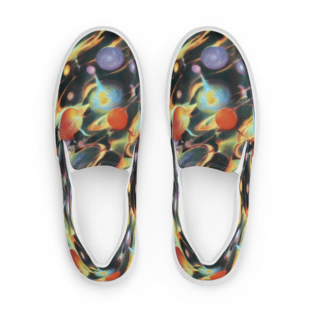 Fabritius Fantasy on Men's Slip-On Canvas Shoes — Front