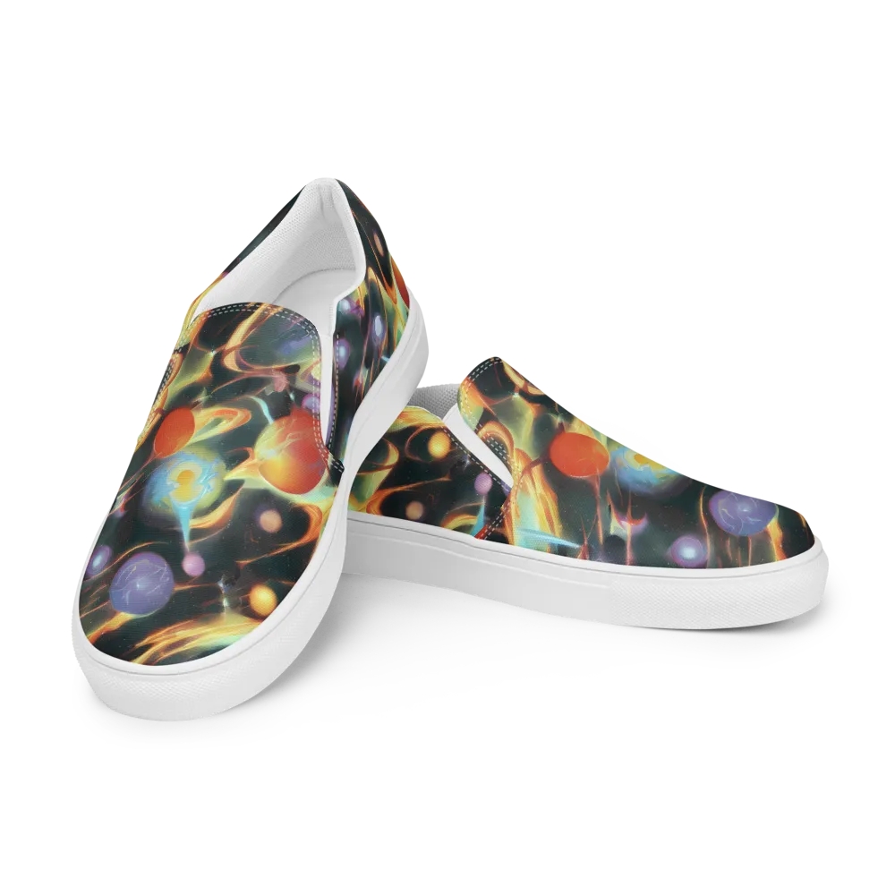 Fabritius Fantasy on Men's Slip-On Canvas Shoes — Left Front