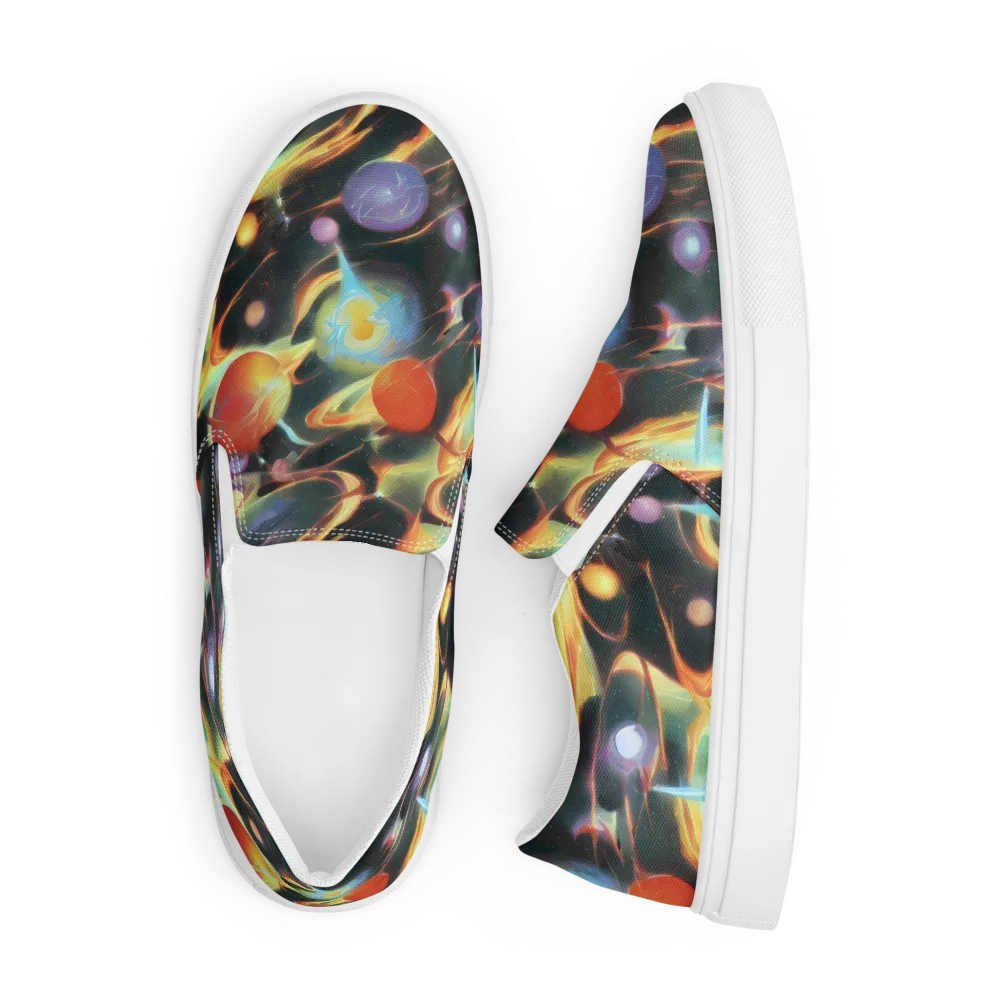 Fabritius Fantasy on Men's Slip-On Canvas Shoes — Front