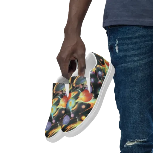 Fabritius Fantasy on a Men's Slip-On Canvas Shoes