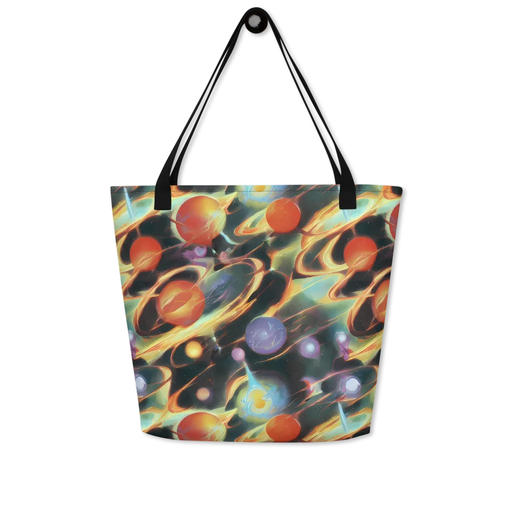 Fabritius Fantasy on Large Tote Bag W/ Pocket — Front