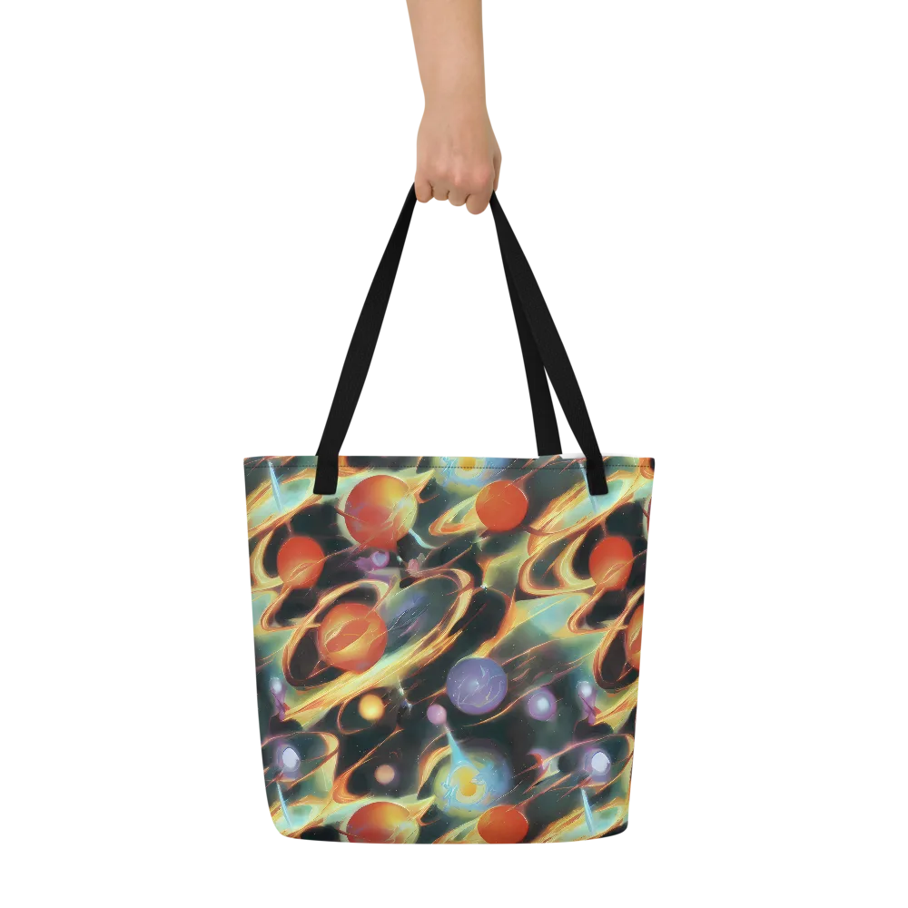 Fabritius Fantasy on Large Tote Bag W/ Pocket — Front
