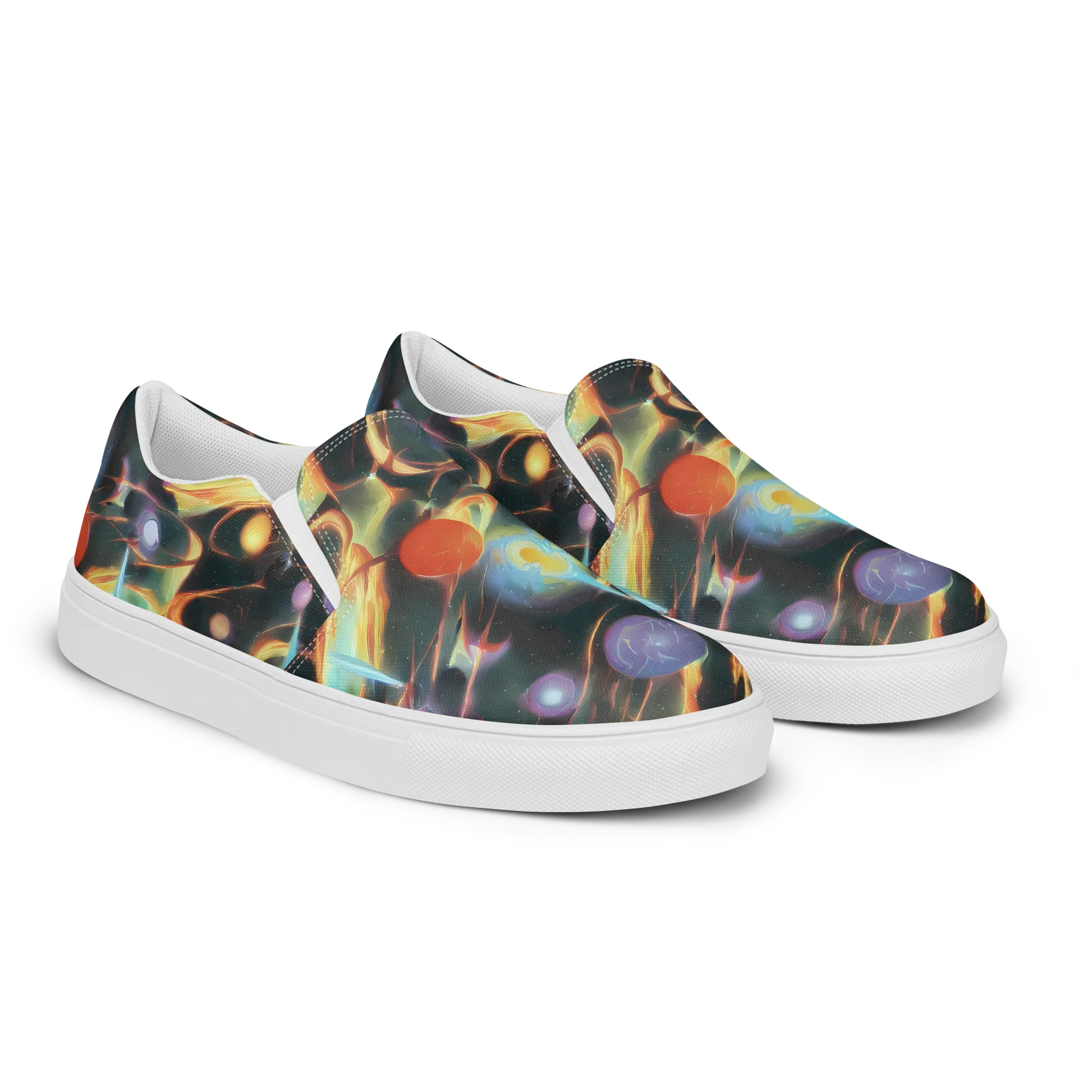 Fabritius Fantasy on Women's Slip-On Canvas Shoes — Right Front