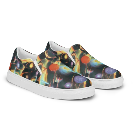 Fabritius Fantasy on a Women's Slip-On Canvas Shoes