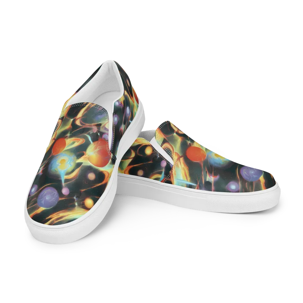 Fabritius Fantasy on Women's Slip-On Canvas Shoes — Left Front
