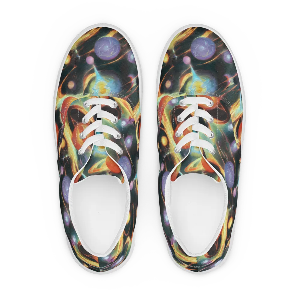 Fabritius Fantasy on Men's Lace-Up Canvas Shoes — Front