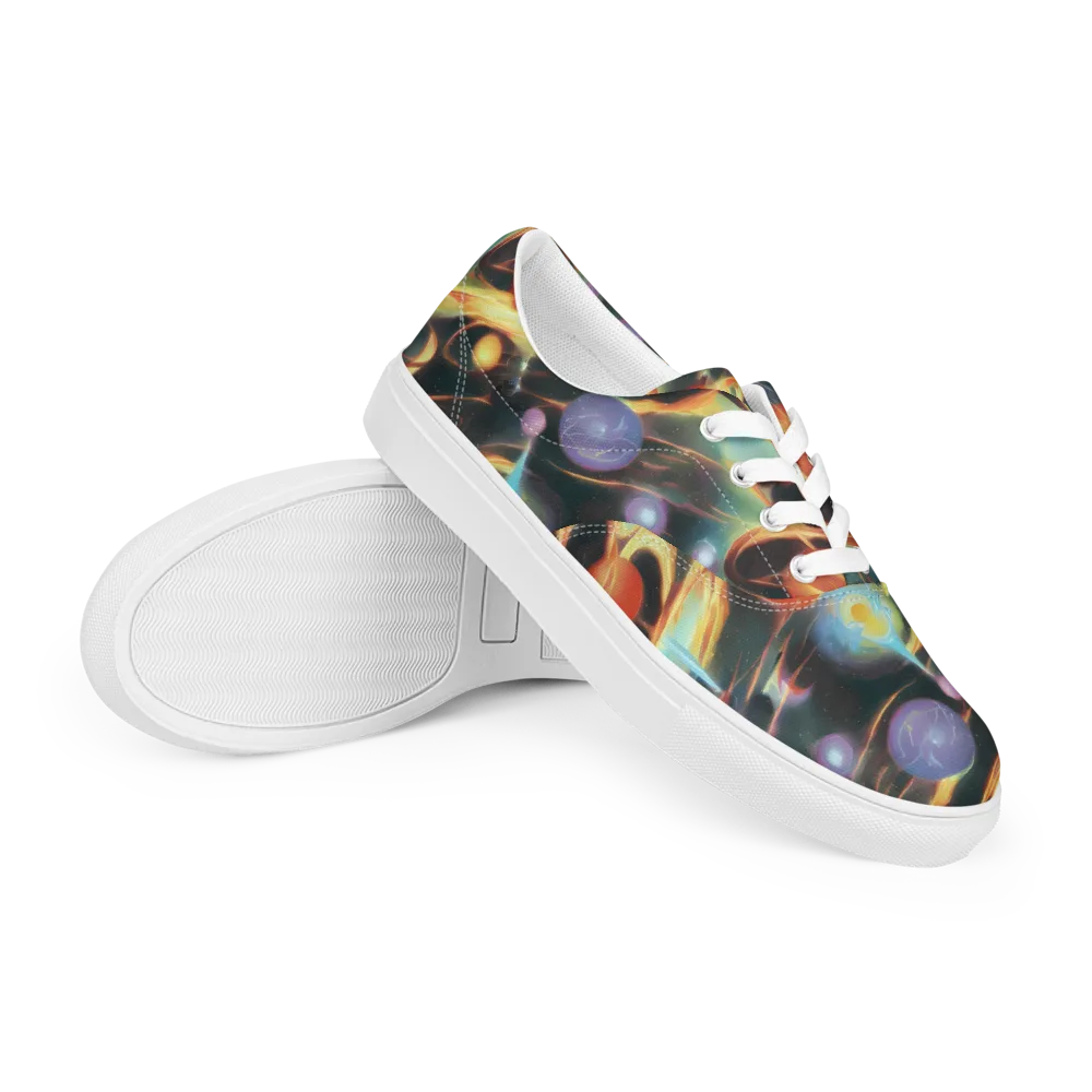 Fabritius Fantasy on Men's Lace-Up Canvas Shoes — Right Front