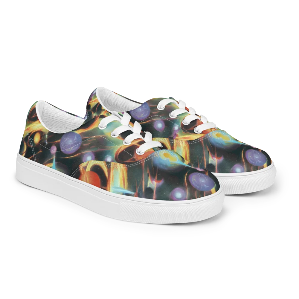 Fabritius Fantasy on Men's Lace-Up Canvas Shoes — Right Front