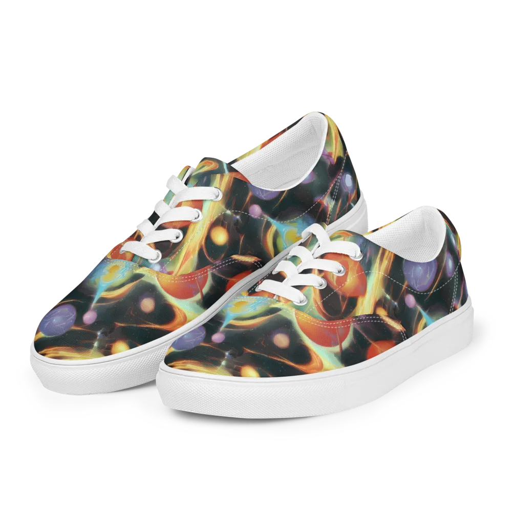 Fabritius Fantasy on Men's Lace-Up Canvas Shoes — Left Front