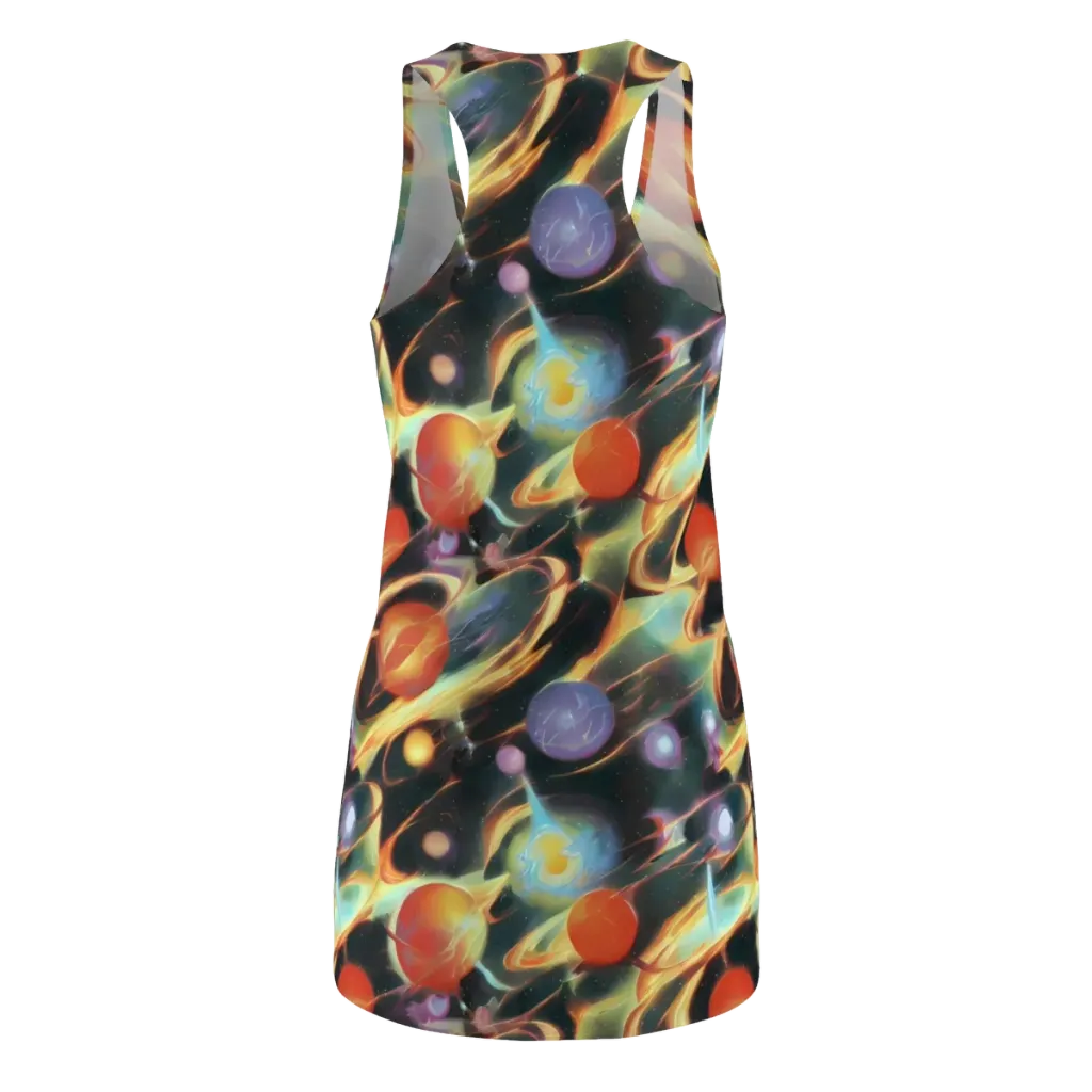 Fabritius Fantasy on Racerback Dress — Back