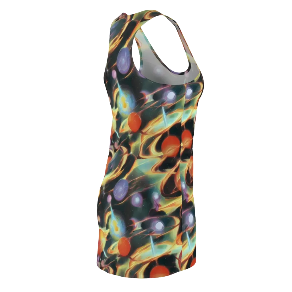 Fabritius Fantasy on Racerback Dress — Back Side