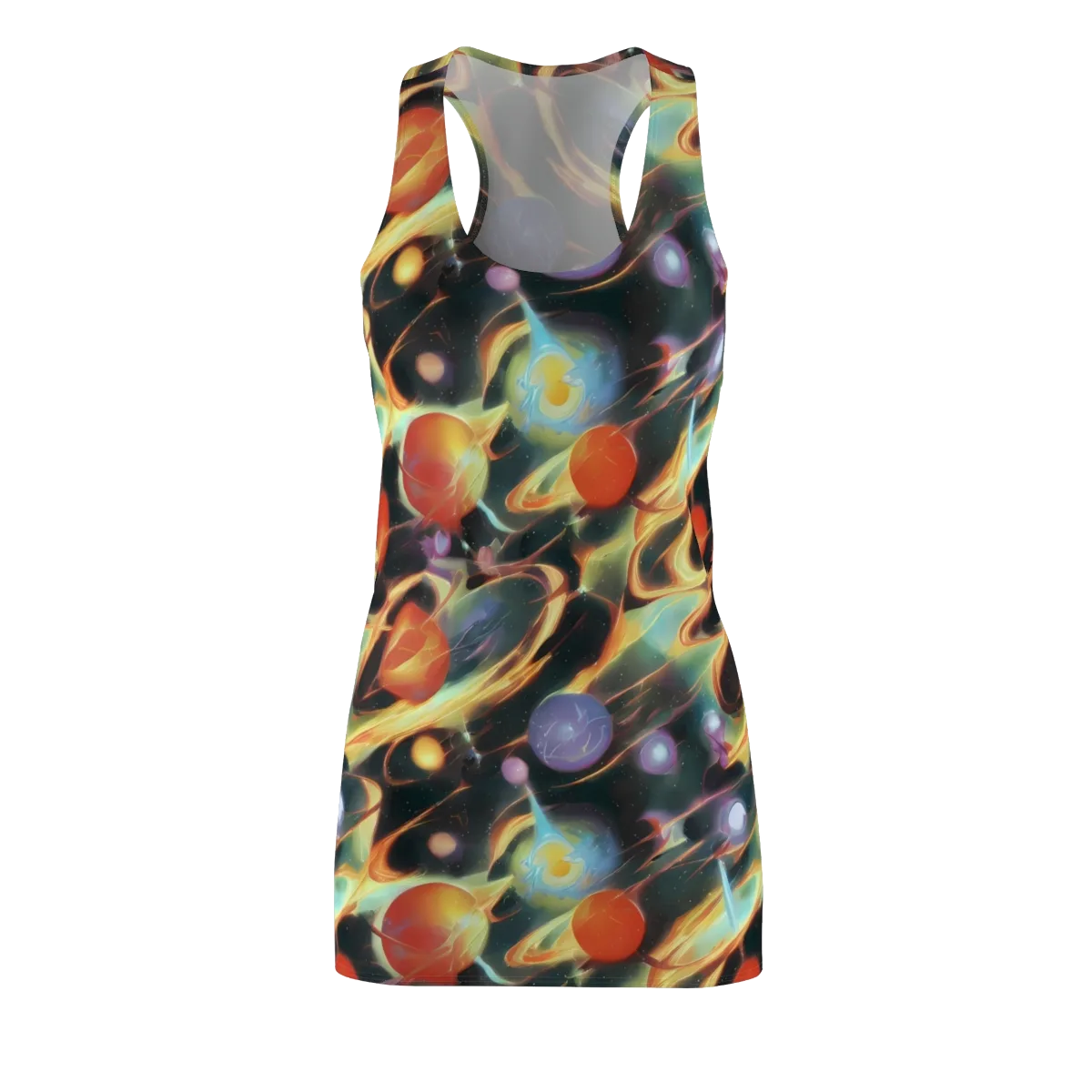 Fabritius Fantasy on Racerback Dress — Front