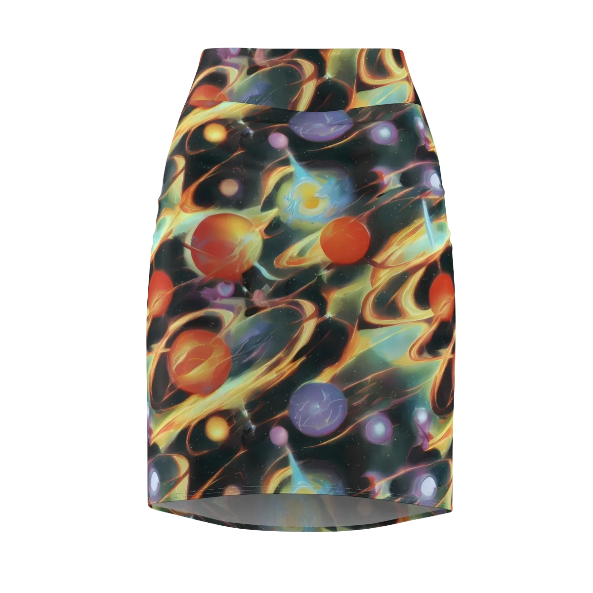 Fabritius Fantasy on Pencil Skirt — Front