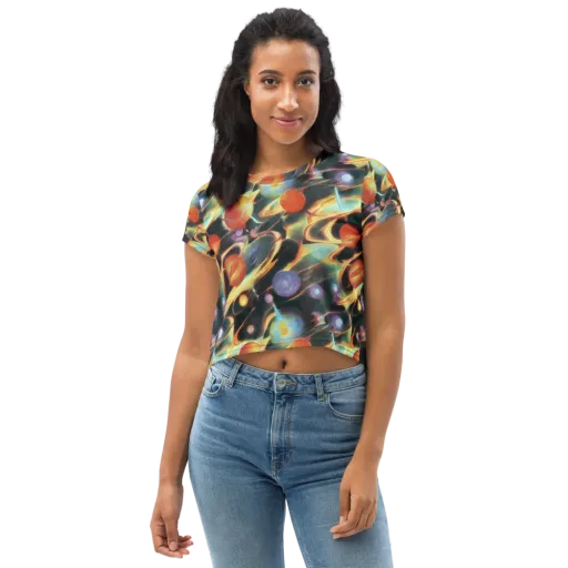 Fabritius Fantasy on a Crop Tee