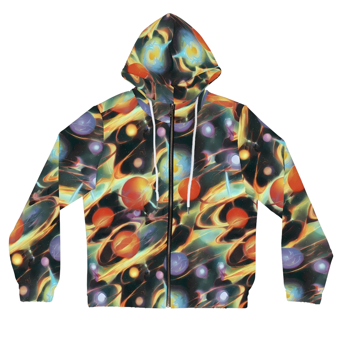 Fabritius Fantasy on Women's Full-Zip Hoodie — Front