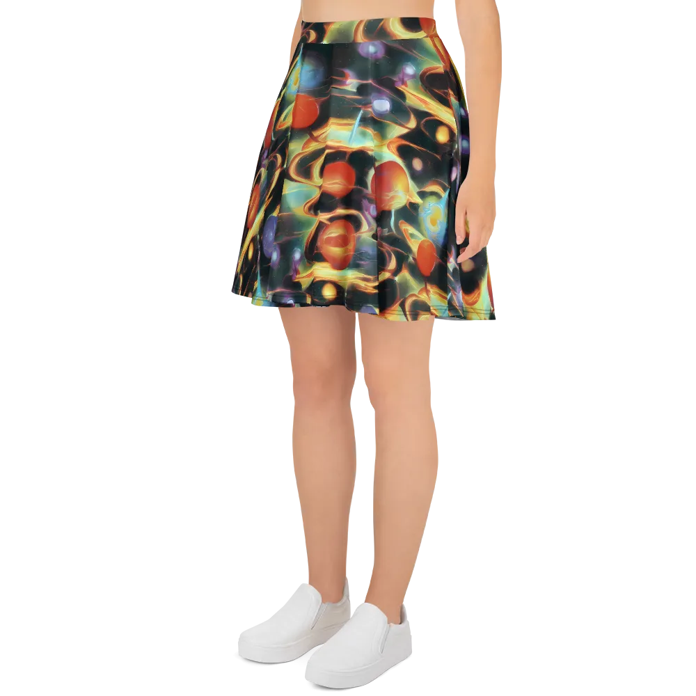 Fabritius Fantasy on Skater Skirt — Left