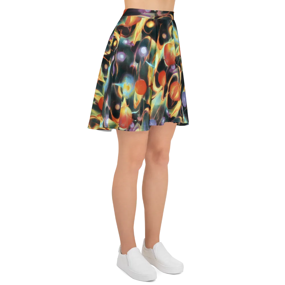 Fabritius Fantasy on Skater Skirt — Right