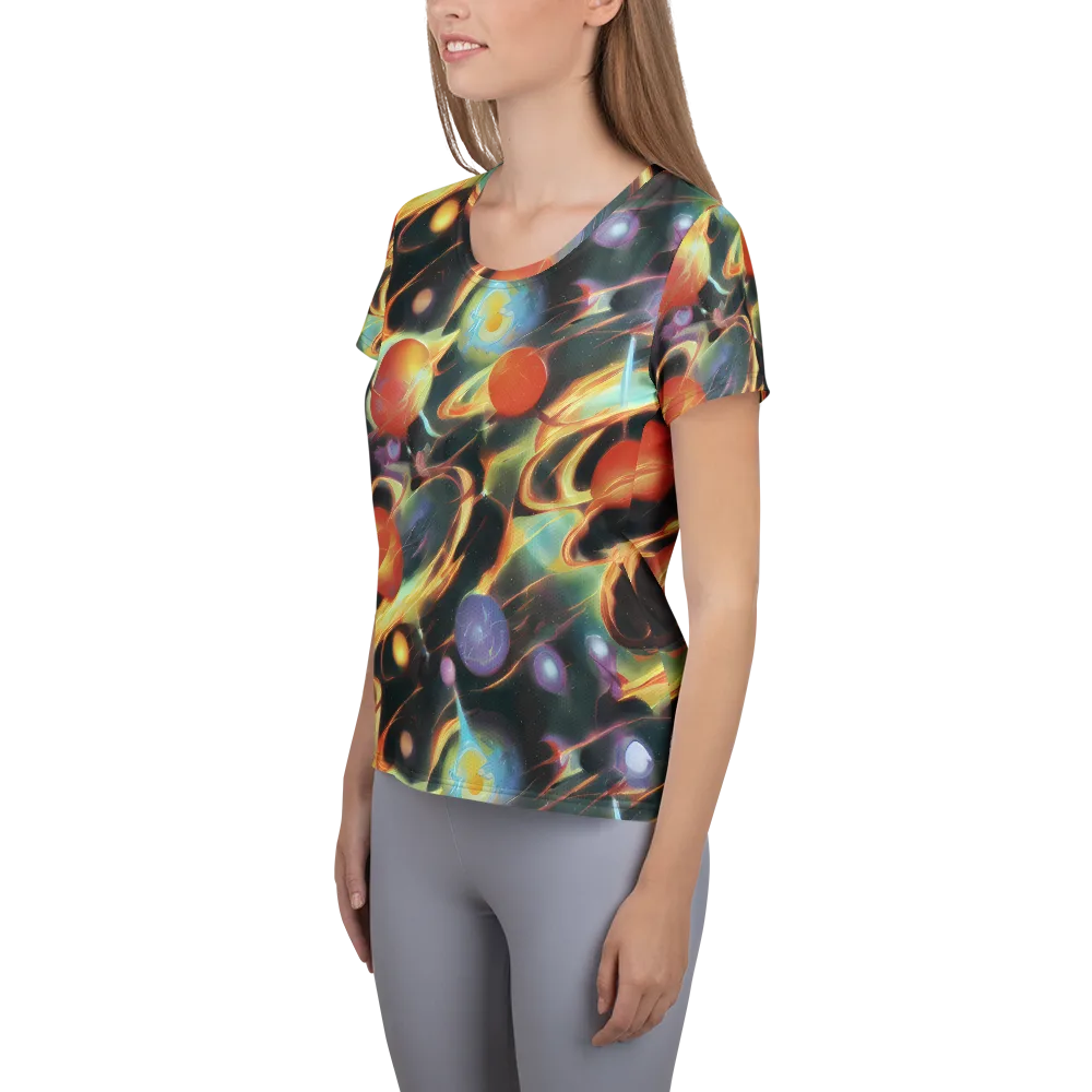 Fabritius Fantasy on Women's Athletic T-Shirt — Left