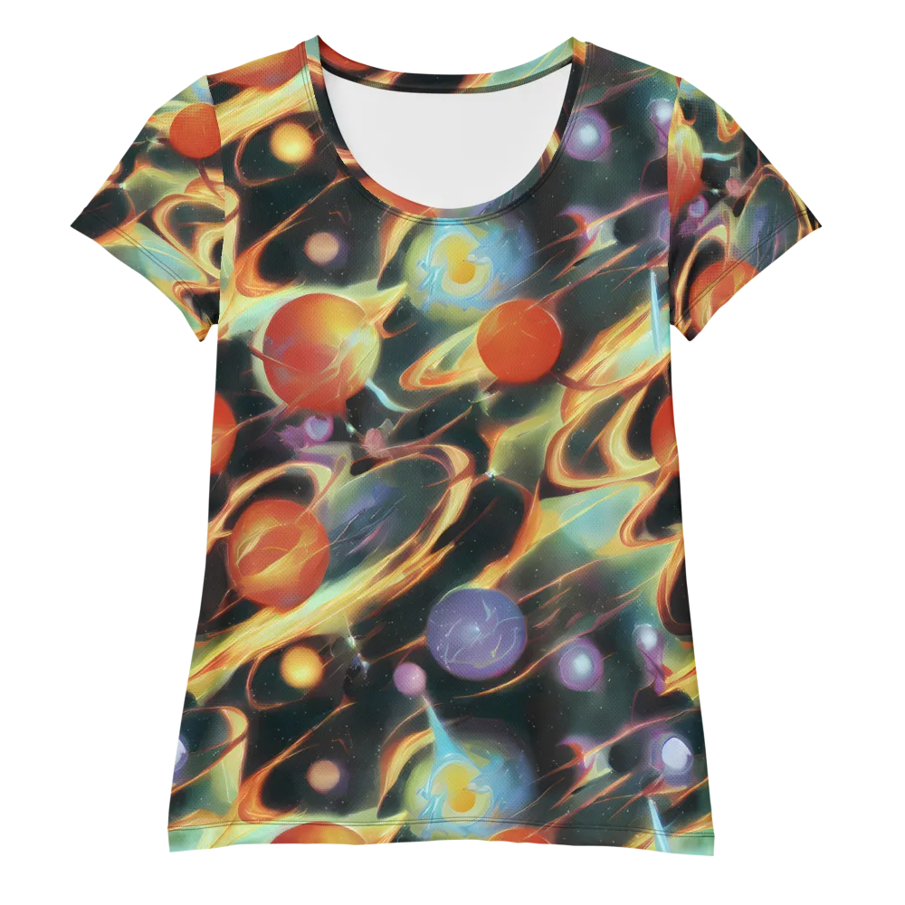Fabritius Fantasy on Women's Athletic T-Shirt — Front