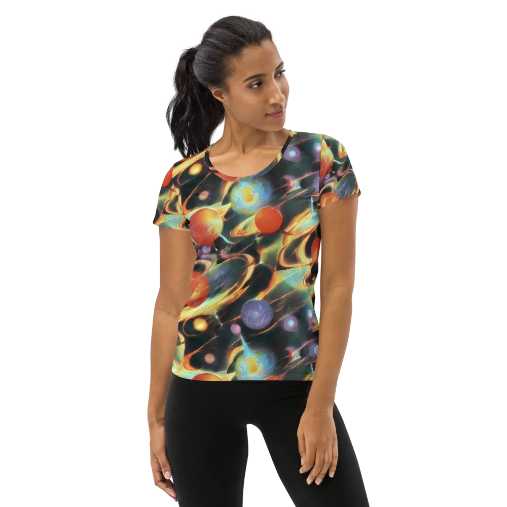 Fabritius Fantasy on Women's Athletic T-Shirt — Front