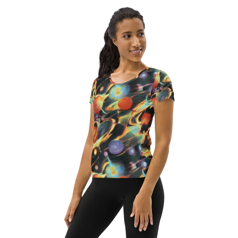 Fabritius Fantasy on Women's Athletic T-Shirt — Left