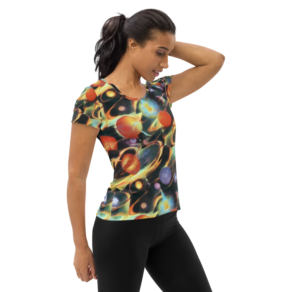 Fabritius Fantasy on Women's Athletic T-Shirt — Right