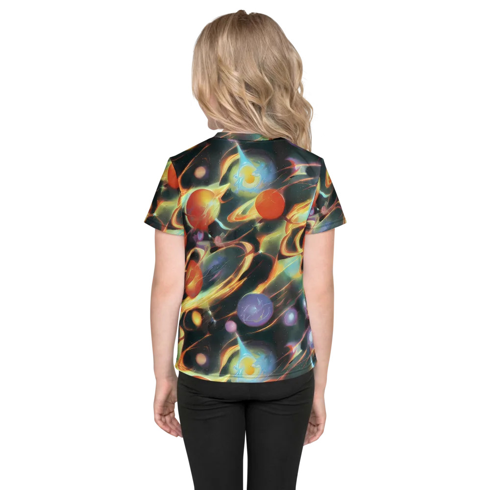 Fabritius Fantasy on Kids Crew Neck T-Shirt — Back