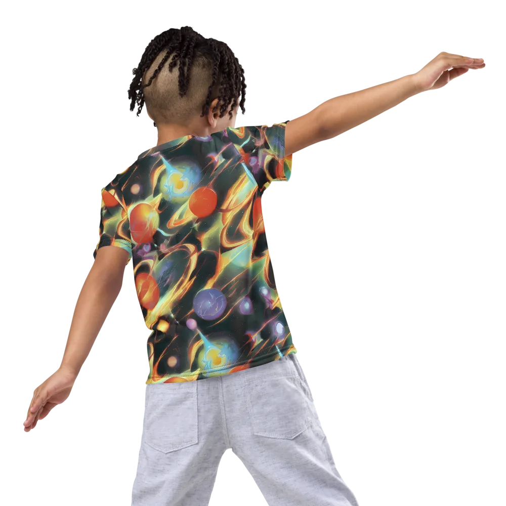 Fabritius Fantasy on Kids Crew Neck T-Shirt — Back