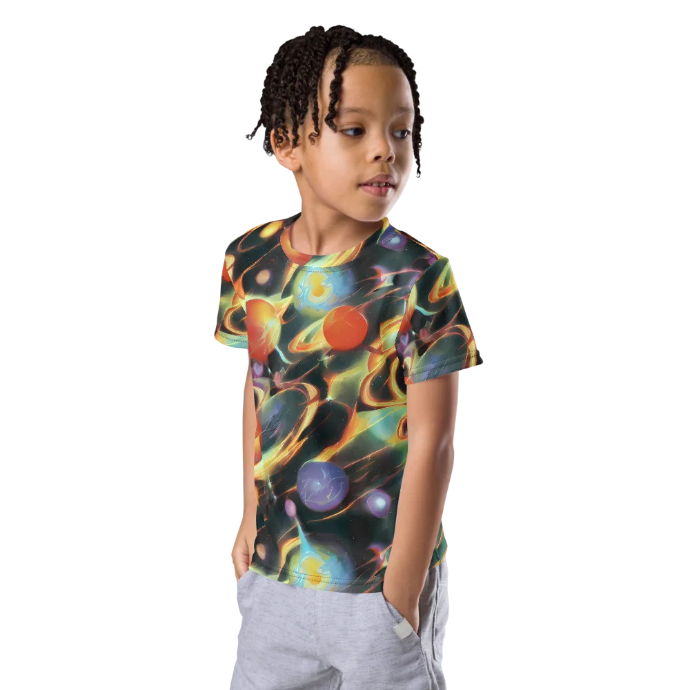 Fabritius Fantasy on Kids Crew Neck T-Shirt — Left Front