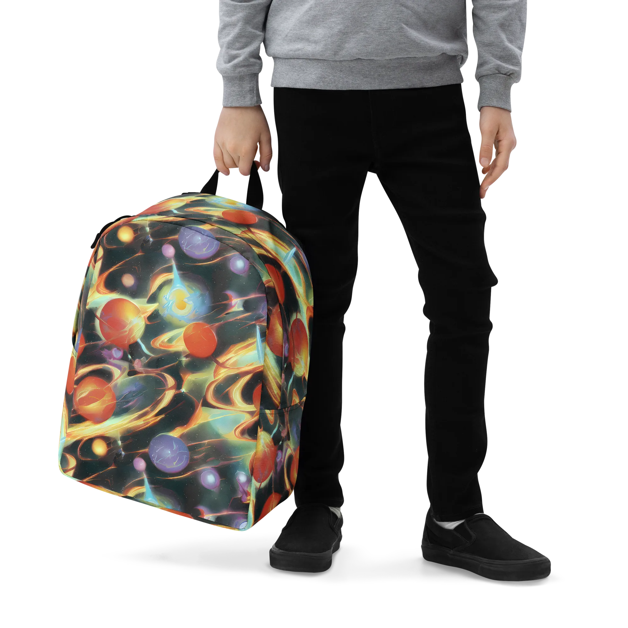Fabritius Fantasy on Minimalist Backpack — Zoomed-in