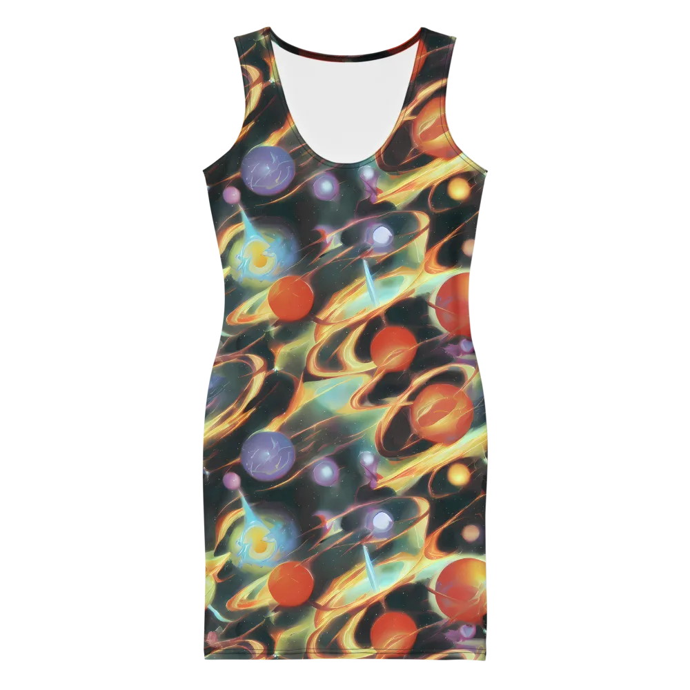 Fabritius Fantasy on Bodycon Dress — Front