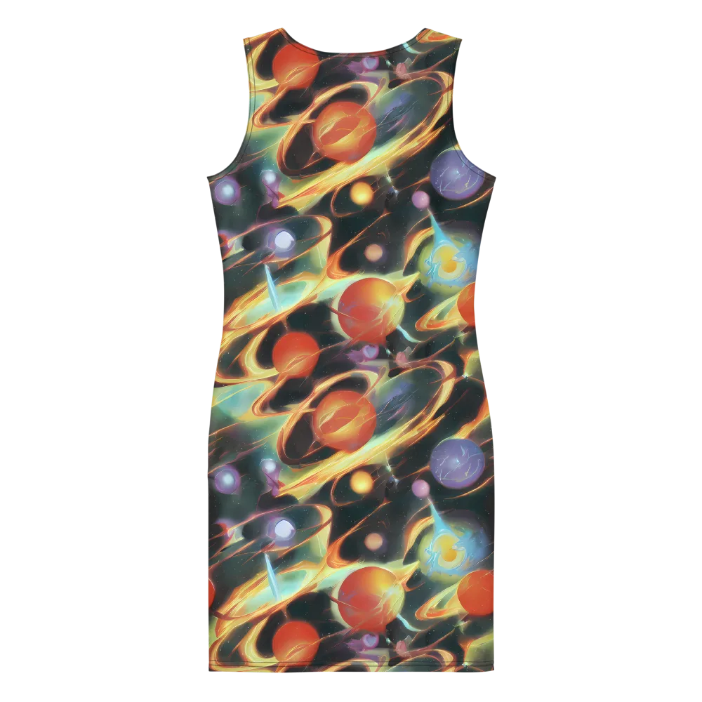 Fabritius Fantasy on Bodycon Dress — Back
