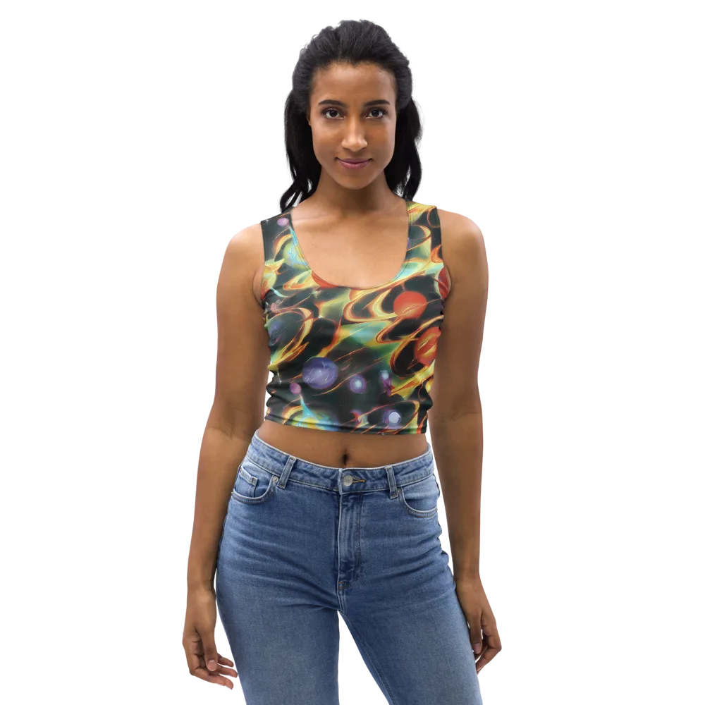 Fabritius Fantasy on Crop Top — Front
