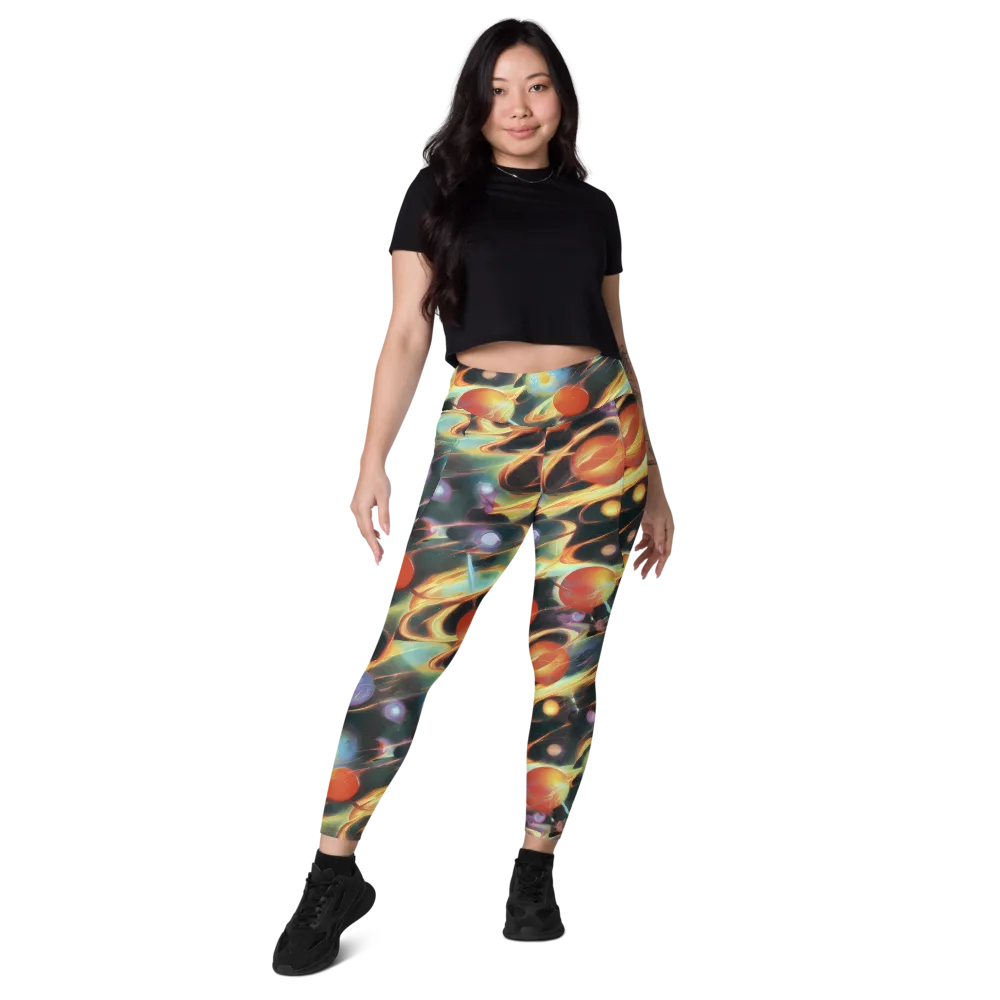 Fabritius Fantasy on Leggings with Pockets — Front