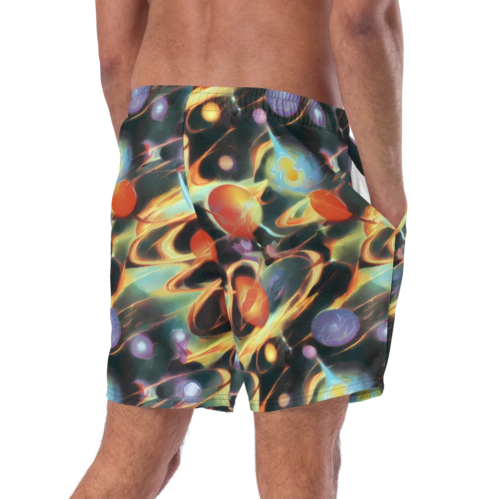 Fabritius Fantasy on Swim Trunks — Right Back