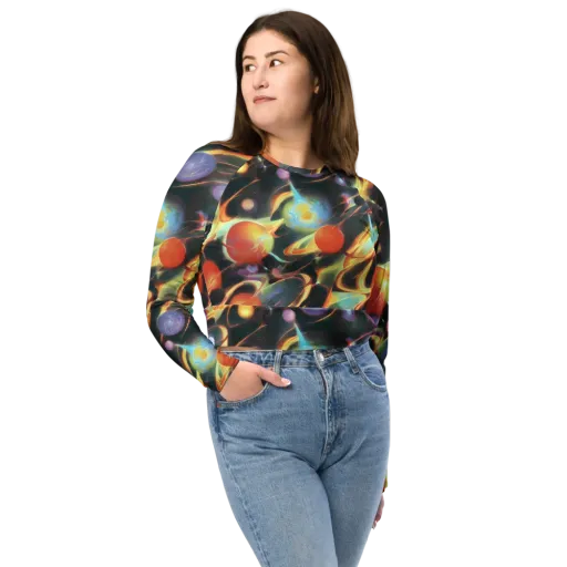 Fabritius Fantasy on a Long Sleeve Crop Top