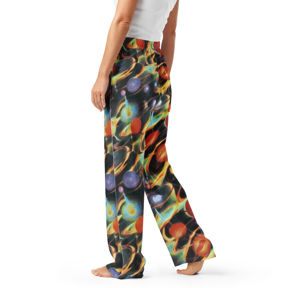 Fabritius Fantasy on Women's Pajama Pants — Left