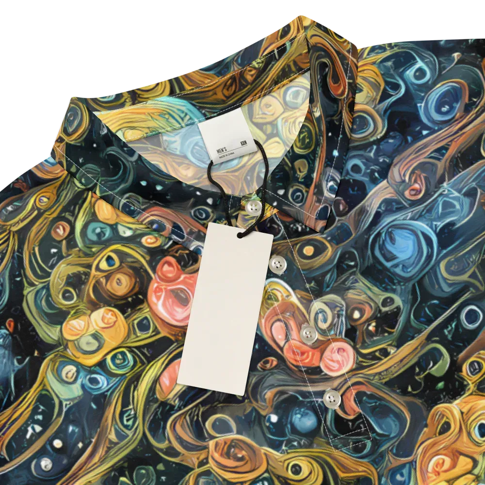 Wild Cosmos on Men's Slim Fit Polo Shirt — Product details