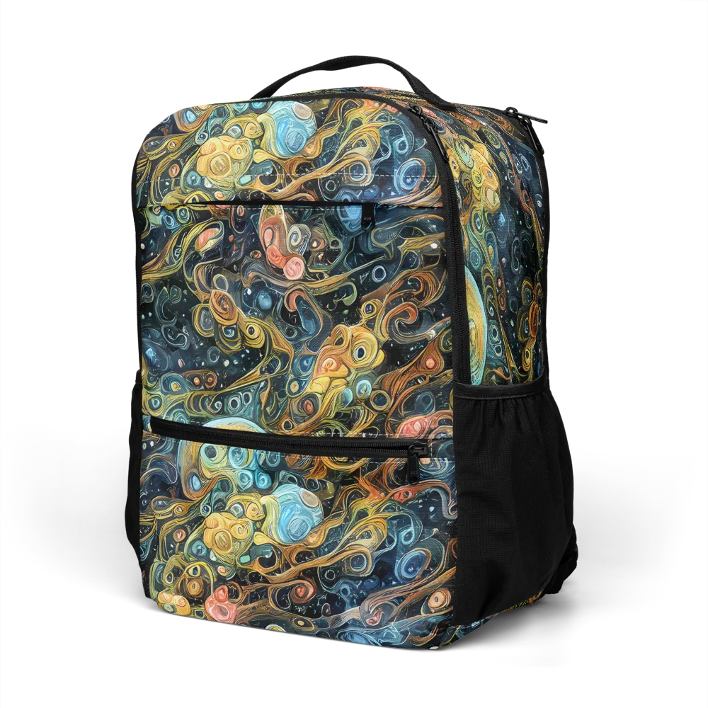 Wild Cosmos on Utility Backpack — Left Front