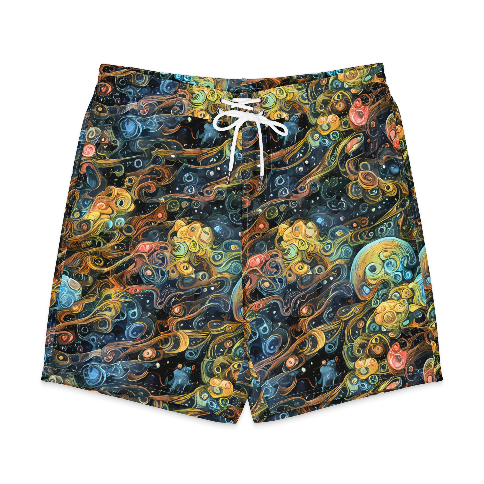 Wild Cosmos on Men's Board Shorts — Front