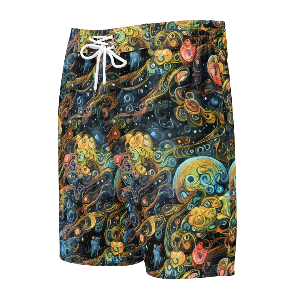 Wild Cosmos on Men's Board Shorts — Front